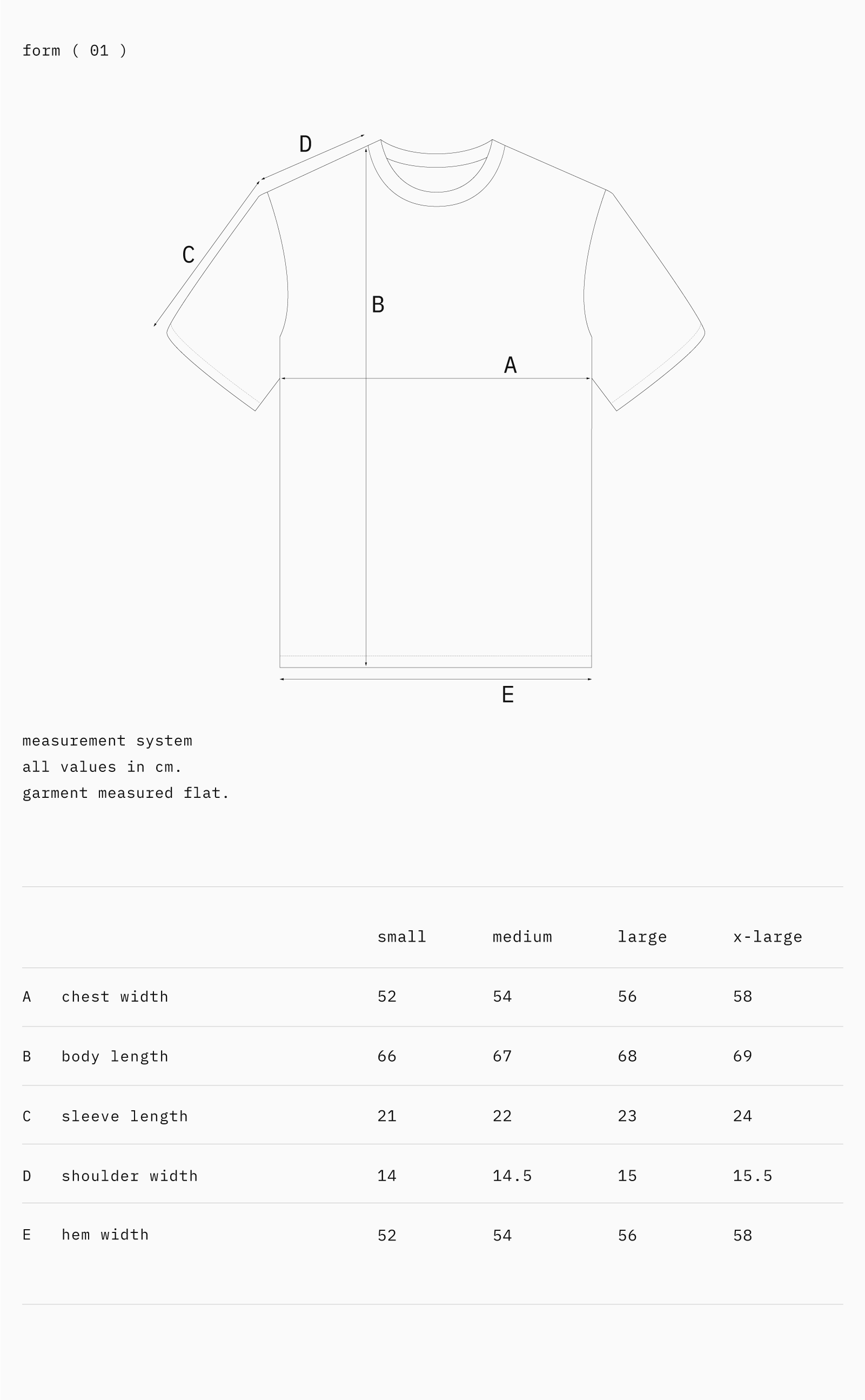 form ( 01 )